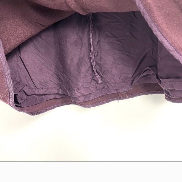 Victoria Beckham 100% wool v neck sleeveless maroon midi dress - Picture 8 of 11